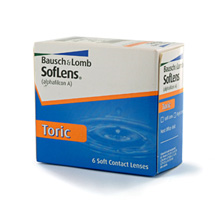 Soflens Toric 6pck עדשות מגע צילינדר חודשיות